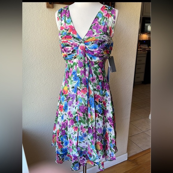 Donna Ricco Dress Size 10 - Picture 4 of 9